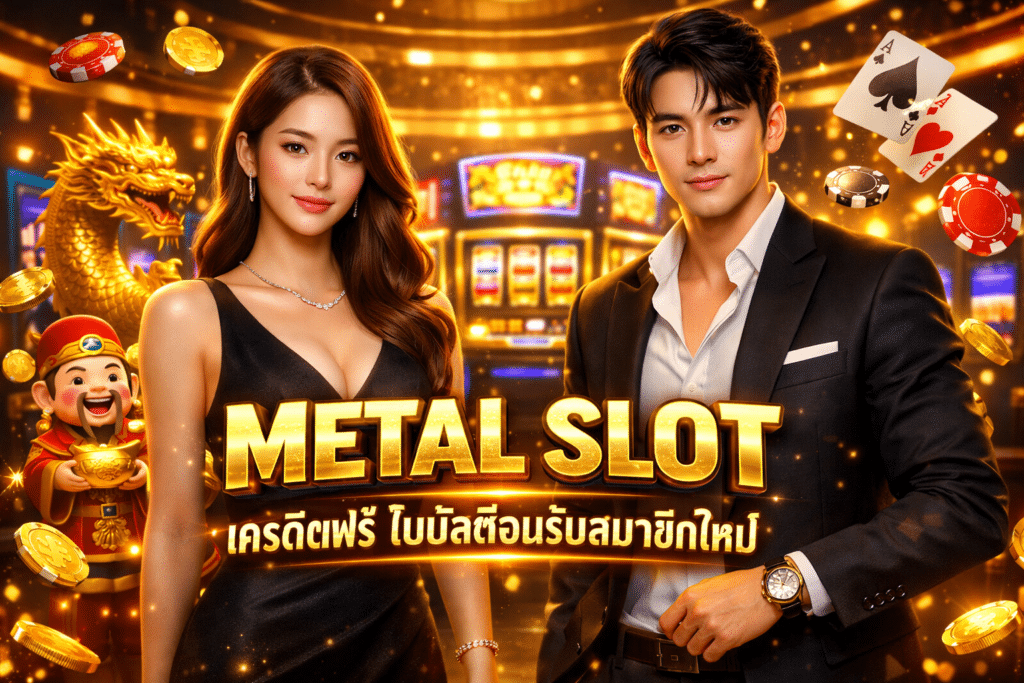 METAL SLOT เครดิตฟรี โบนัสต้อนรับสมาชิกใหม่ ทุกเกมเล่นง่าย