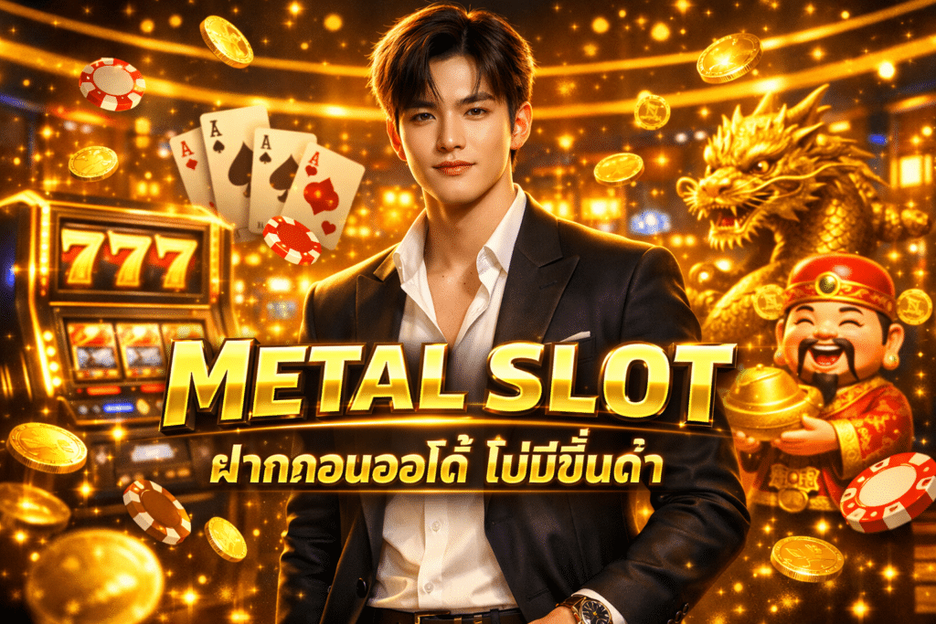 METAL SLOT ฝากถอนออโต้ ไม่มีขั้นต่ำ ได้รับเงินจริง